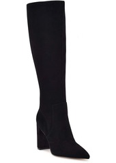 Nine West Danee Womens Wide Calf Leather Knee-High Boots