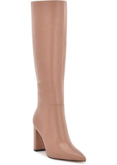 Nine West Danee Womens Wide Calf Leather Knee-High Boots