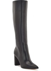 Nine West Danee Womens Wide Calf Leather Knee-High Boots