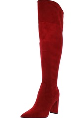 Nine West Daser 2 Womens Wide Calf Faux Suede Over-The-Knee Boots