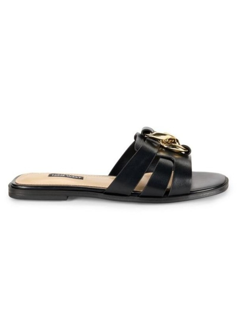 Nine West Ganlee Strappy Flat Sandals