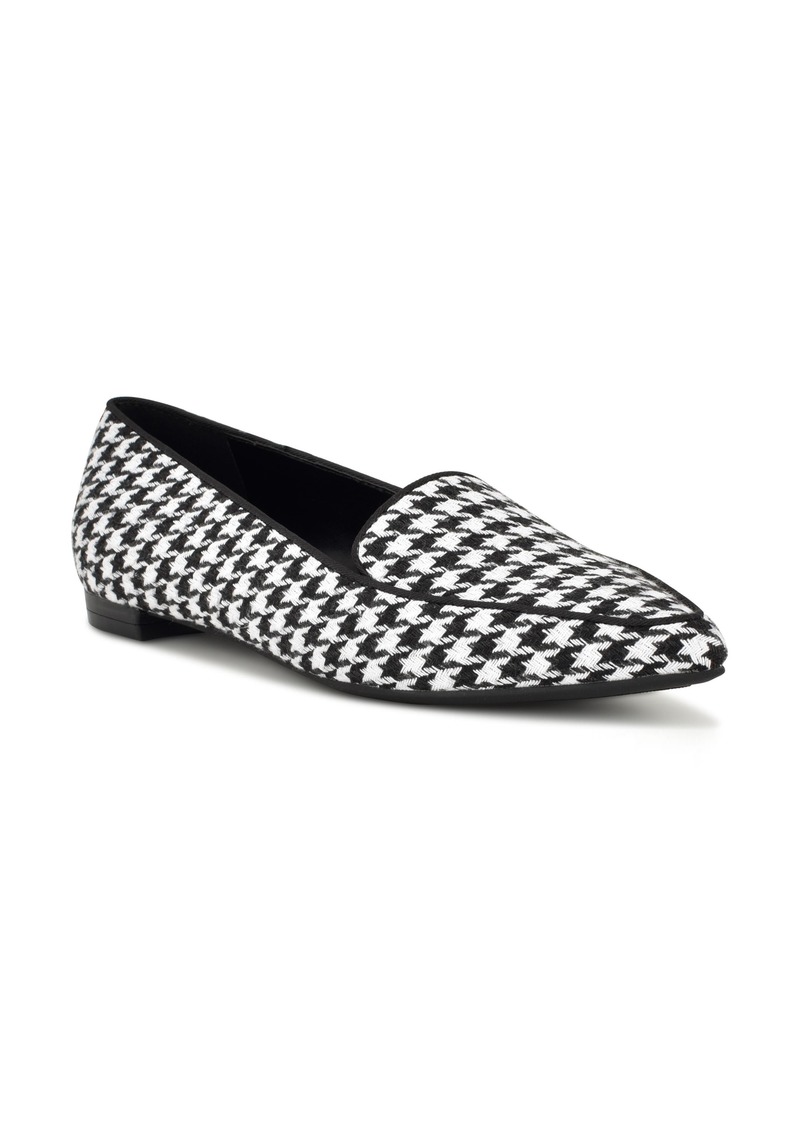 Nine West Adream Pointed Toe Flat in Black at Nordstrom Rack