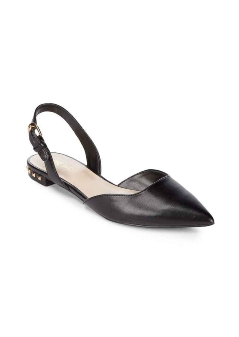 Althoff Studded Slingback Flats - 74% Off!