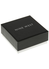 Nine West Boxed Heart and Key Stretch Bracelet - Silver-tone