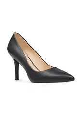 Nine West Fifth Pointy Toe Pump in Black Leather at Nordstrom