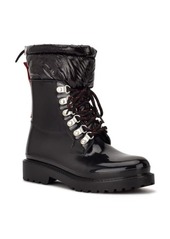 Nine West Keep It Lace-Up Boot in Black Patent at Nordstrom
