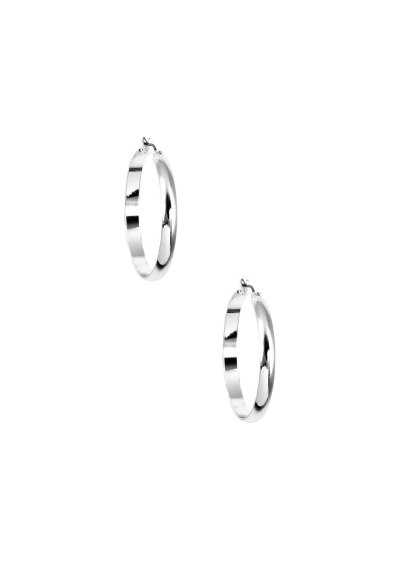 Nine West Large Hoop Earring - Silver-tone