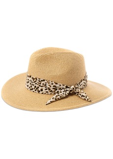 Nine West Scarf-Tie Panama Hat