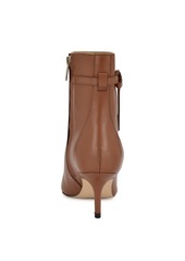 Nine West Women's Ansell Pointy Toe Dress Booties - Light Brown Leather