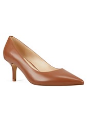 Nine West Women's Arlene Kitten Heel Pointy Toe Pumps - Burgundy Suede