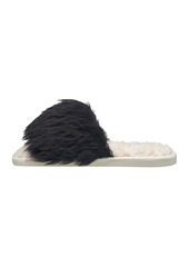 Nine West Women's Fuzzy Slide - Tan