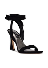 Nine West Women's Kelsie Ankle Wrap Heeled Dress Sandals - Black
