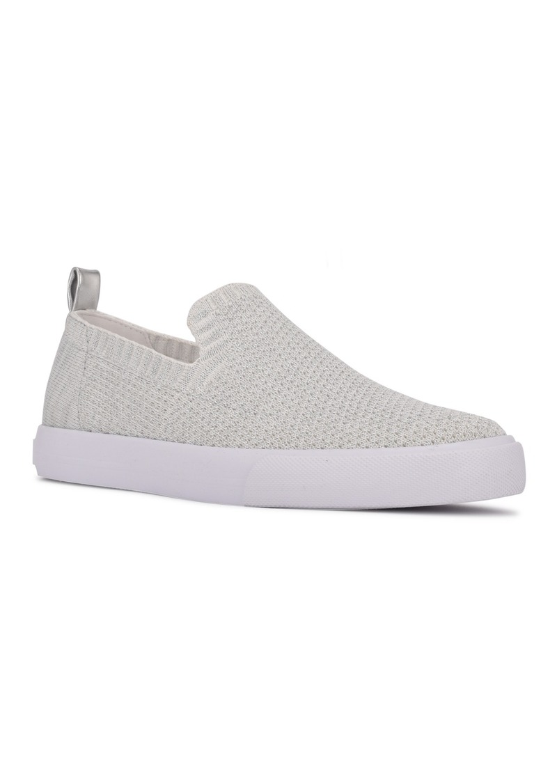 Nine West Women's Lance Slip-on Sneakers - White Knit