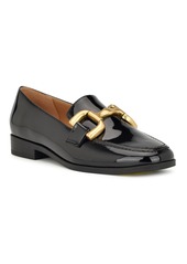 Nine West Women's Lilma Slip-On Round Toe Dress Loafers - Black Suede