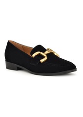 Nine West Women's Lilma Slip-On Round Toe Dress Loafers - Black Patent