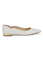 Nine West Women's Lovlady Pointy Toe Slip-on Dress Flats - White