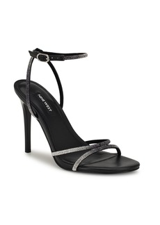 Nine West Women's Missey Open Toe Stiletto Heel Dress Sandals - Black