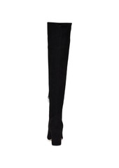 Nine West Women's Miykah Pointy Toe Over the Knee Boots - Black