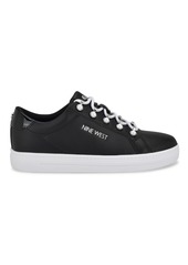 Nine West Women's Paves Platform Round Toe Lace-Up Sneakers - Black