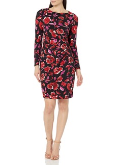 Nine West Women's Quinn ITY Rouched Dress