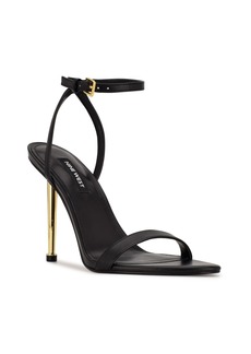 Nine West Women's Reina Almond Toe Stiletto Dress Sandals - Black