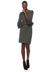 NINE WEST Women's Ruffle Sleeve Sweater Dress  M
