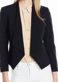NINE WEST Women's Shawl Collar Solid Jacket