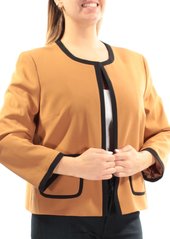 NINE WEST Women's Stretch Crepe Jacket