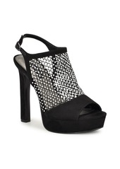 Nine West Women's Wohmah Embellished Stiletto Heel Dress Sandals - Black