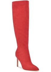 Nine West RICHY2 Womens Faux Suede Pumps Knee-High Boots