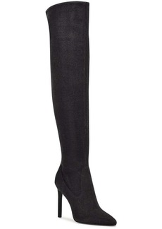 Nine West Tacy 3 Womens Faux leather Side Zip Over-The-Knee Boots