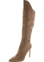 Nine West Teleena 2 Womens Suede Pull-On Over-The-Knee Boots