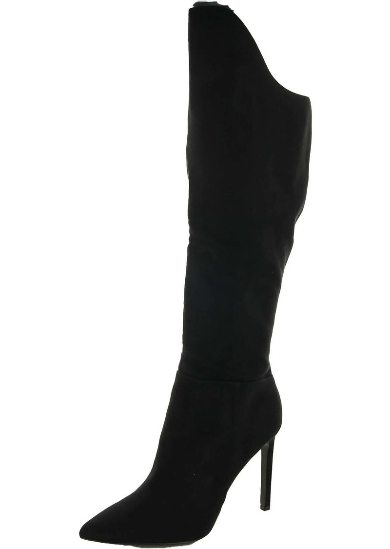 Nine West Teleena 2 Womens Suede Pull-On Over-The-Knee Boots