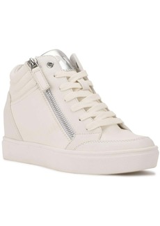 Nine West Tons 3 Womens Faux Leather High Top Casual and Fashion Sneakers