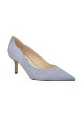 Nine West Abaline Pointy Toe Pump in Light Blue Suede at Nordstrom