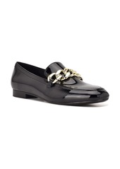 Nine West Chain Loafer in Black Patent at Nordstrom