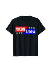 NIXON AGNEW FOR PRESIDENT VICE RICHARD SPIRO 68 72 CAMPAIGN T-Shirt