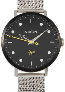 Nixon Arrow Milanese Black/Abysse 38mm Stainless Steel Watch A1238-2971