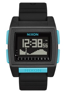 Nixon Base Tide Pro Digital Silicone Strap Watch