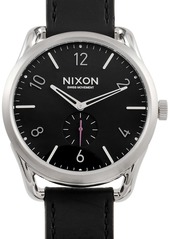Nixon C45 Leather Stainless Steel Watch A465 008