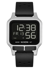 Nixon Heat Digital Rubber Strap Watch
