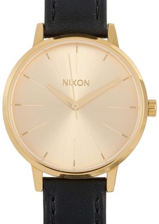 Nixon Kensignton Leather 37 mm Stainless Steel Watch A108 501