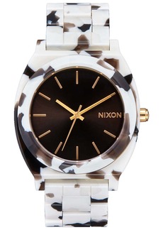 Nixon Men's Time Teller Black Dial Watch