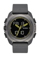 Nixon Ripley Ana-Digi Silicone Strap Watch