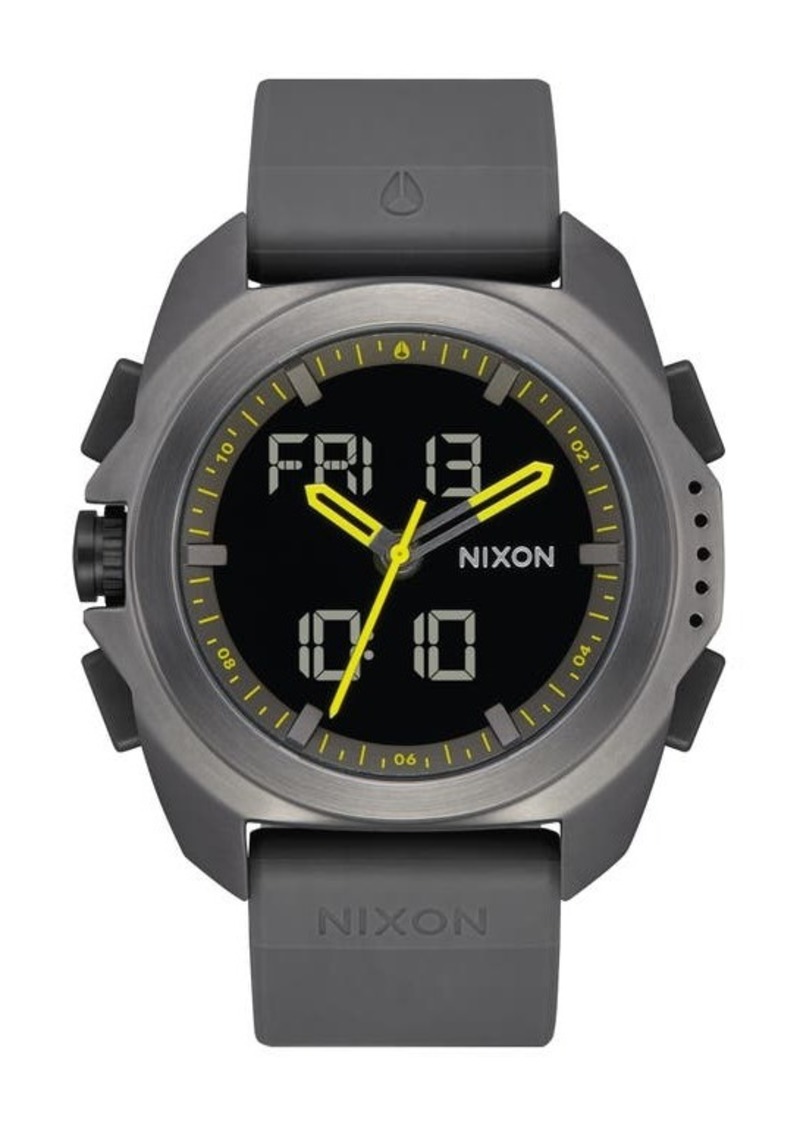 Nixon Ripley Ana-Digi Silicone Strap Watch