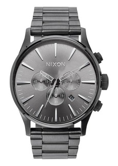 Nixon Sentry Chronograph Bracelet Watch