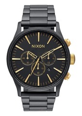 Nixon Sentry Chronograph Bracelet Watch