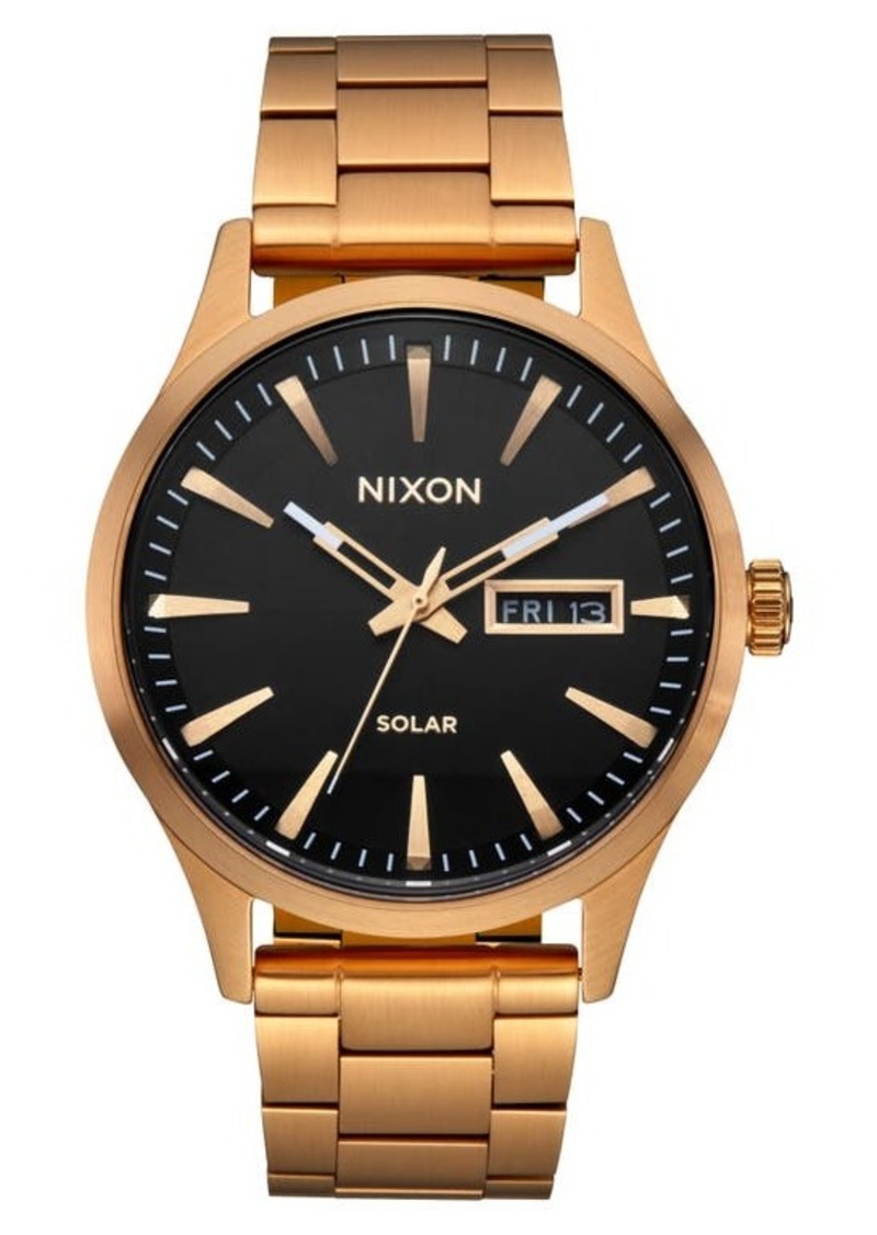 Nixon Sentry Solar Bracelet Watch