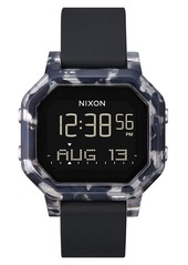 Nixon Siren Digital Silicone Strap Watch