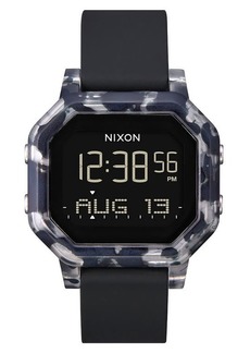 Nixon Siren Digital Silicone Strap Watch